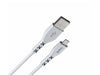 1.0M Havit H66 USB to 8-Pin 2.0A Data & Charging Cable - White