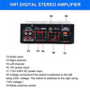 1000W Audio Power Home Theater Amplifier - Hi-Fi Bass - 115V-230V  - Audio with Remote Control - Support FM, USB, SD Card, Bluetooth - KS-33BT
