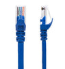 Câble réseau Ethernet RJ45 Cat5e 350 MHz UTP 24AWG bleu de haute qualité de 10 pieds - Bleu 
