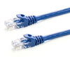Câble réseau Ethernet RJ45 Cat5e 350 MHz UTP 24AWG bleu de haute qualité de 10 pieds - Bleu 