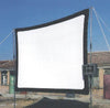 120 in. - 16:9 - Portable Canvas Fabric Projection Screen - Foldable - White with Black Contour - Viewing Area = 2656mm x 1494mm ( 104.5in x 58.8in), Projection Screens & Material, Various - TiGuyCo Plus