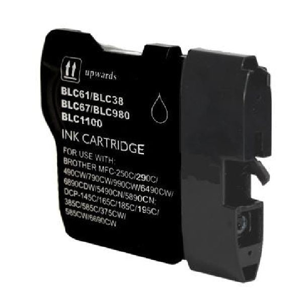 Compatible avec Brother LC61BK Nouvelle cartouche d'encre noire compatible 