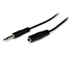 12 ft. TechCraft Premium 3.5mm Male-Female Stereo Extension Cable - Black, Audio Cables & Interconnects, TechCraft - TiGuyCo Plus