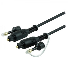 12ft. GE Pro Optical Audio Cable with Mini Toslink Adapters Included - Black