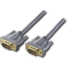 12ft. Rocketfish SVGA Cable - VGA Male to VGA Male - Gold DB15 Connectors - Used - Bulk Packaging - Charcoal