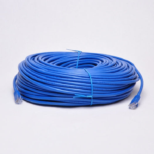 125 ft. Blue High Quality Cat6 550MHz UTP RJ45 Ethernet Bare Copper Network Cable, Ethernet Cables (RJ-45, 8P8C), TechCraft - TiGuyCo Plus