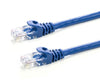 15 ft. Blue High Quality Cat5e 350MHz UTP 24AWG RJ45 Ethernet Network Cable - Blue