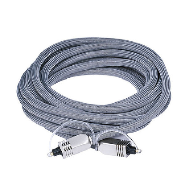 15 ft. Toslink Premium Optical Cable with Metal Connectors, Audio Cables & Interconnects, TiGuyCo Plus - TiGuyCo Plus