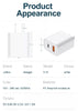 Adaptateur de chargeur rapide domestique 18 W Jellico C15 18 W PD+QC3.0 - Blanc