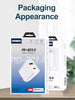 Adaptateur de chargeur rapide domestique 18 W Jellico C15 18 W PD+QC3.0 - Blanc