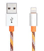 1M Apple Certified Nylon Braided Lightning Cable for iPhone iPod iPad - 3.28 ft. - Orange, Chargers & Sync Cables, PC - TiGuyCo Plus