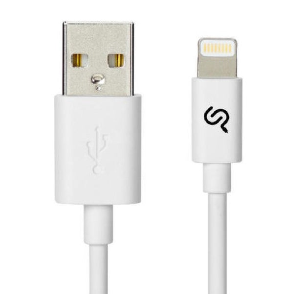 1M (3 ft.) Lightning Cable - Apple MFi Certified Lightning to USB Charging Sync Cable - 1/Pack - White, Chargers & Sync Cables, TiGuyCo Plus - TiGuyCo Plus