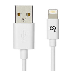 1M (3 ft.) Lightning Cable - Apple MFi Certified Lightning to USB Charging Sync Cable - 1/Pack - White