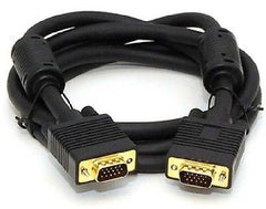 15 ft. SVGA HD15 M/M Monitor Cable w/ ferrites (Gold Plated)