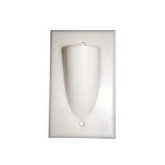 1-Gang Cable Pass Through Wall Plate - White