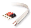 BELKIN Pure AV 30 ft. 15GA Flat Speaker Cable and Pins - 2 Conductors - White, Audio Cables & Interconnects, Belkin - TiGuyCo Plus