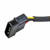 18 in. 4pin MOLEX Male to (3) 15pin SATA II Female Power Cable (Net Jacket), Drive Cables & Adapters, n/a - TiGuyCo Plus