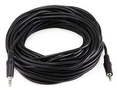 50 ft. 3.5mm Stereo M/M Plug - Black