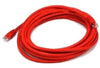 15 ft. Red High Quality Cat6 500MHz UTP RJ45 Ethernet Bare Copper Network Cable, Ethernet Cables (RJ-45, 8P8C), TechCraft - TiGuyCo Plus