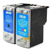 Compatible with Canon PG-40 Black & CL-41 Color Remanufacture Ink Combo Set, Ink Cartridges, G&G - TiGuyCo Plus