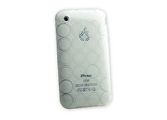 TPU Soft Gel Clear White Bubble Case Cover for Apple iPhone 3G/3GS