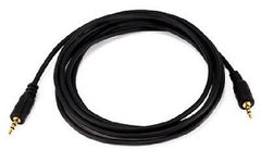 6 ft. 2.5mm M/M Stereo Audio Cable - Black