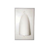 1-Gang Cable Pass Through Wall Plate - White, Wallplates, Various - TiGuyCo Plus