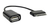 USB OTG Adapter Cable for Samsung Galaxy Tab 7.0, 7.7, 8.9, 10.1 - Black
