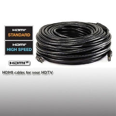 131 ft. 24AWG CL2 Standard HDMI M/M Cable w-Built-in Equalizer - Black