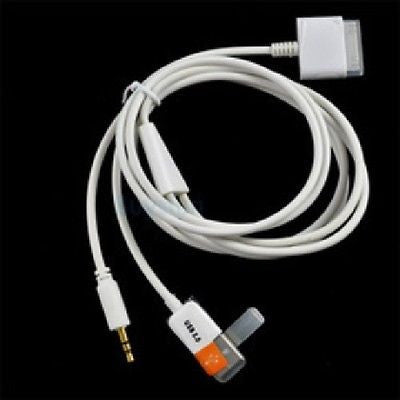 USB 3.5mm AUX Audio Data Charger Cable for iPhone / iPod / iPad