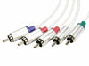 4 ft. Component AV Cable for Apple 30-pin iPhone, iPad, and iPod - White, Audio Cables & Adapters, n/a - TiGuyCo Plus