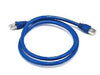 3 ft. CAT6a Shielded (10 GIG) STP Network Cable w/Metal Connectors - Blue, Ethernet Cables (RJ-45, 8P8C), TechCraft - TiGuyCo Plus