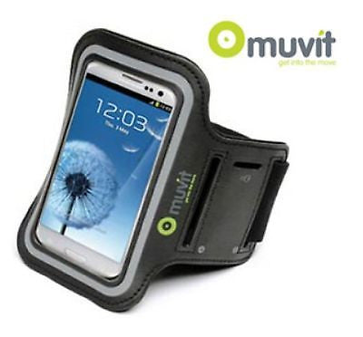 Muvit Sports Armband Case for Samsung S3, S4 & Blackberry Z30 - Grey, Armbands, muvit - TiGuyCo Plus