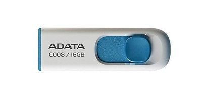 ADATA C008 / 16GB Sliding USB Flash Drive, USB Flash Drives, n/a - TiGuyCo Plus