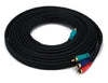15 ft. 3-RCA Component Video Coaxial  Cable - (RG-59/U) - 22AWG - Black, Video Cables & Interconnects, n/a - TiGuyCo Plus
