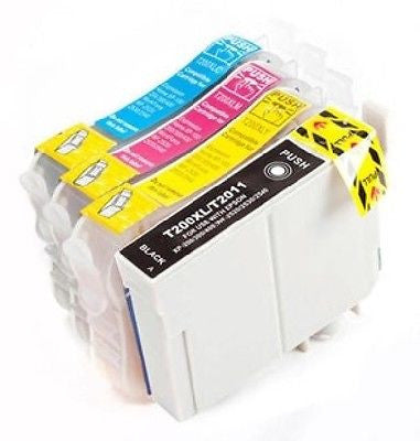 Compatible with Epson T200XL Combo Pack - BK/C/M/Y - New Compatible Cartridges H, Ink Cartridges, n/a - TiGuyCo Plus