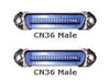 !     A     !    Centronics 36 Male to Centronics 36 Male Slimline Gender Changer-Adapter, Parallel, Serial & PS/2, TGCP - TiGuyCo Plus