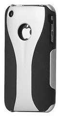 Rubberized 3 Piece Hard Case Cover for iPhone 3GS 3G - Silver