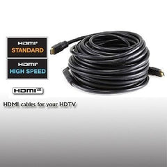 Câble HDMI standard CL2 26AWG de 75 pi avec égaliseur intégré - Noir 
