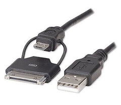 Manhattan iLynk 2-in-1 Micro USB and Apple Cable
