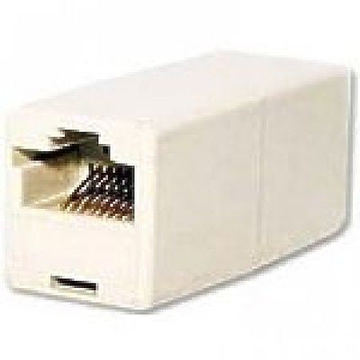 TechCraft RJ45 CAT 6 Coupler F/F Straight Connector for CAT6, Ethernet Cables (RJ-45, 8P8C), n/a - TiGuyCo Plus