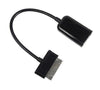 USB OTG Adapter Cable for Samsung Galaxy Tab 7.0, 7.7, 8.9, 10.1 - Black