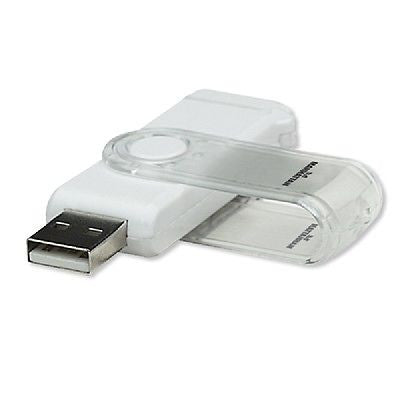 Manhattan USB 2.0 Multi-Card Reader/Writer 24 in 1, Memory Card Readers & Adapters, Manhattan - TiGuyCo Plus