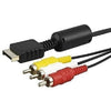 6 ft.  3-RCA Audio-Video Cable for PlayStation 1, Cables & Adapters, n/a - TiGuyCo Plus