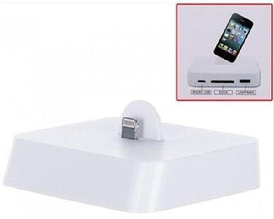 i-Ever 3-in-1, 8-pin lightning to micro USB, 30-pin & 8-pin Sync Dock Charger/Ad, Chargers & Cradles, Dock Charger - TiGuyCo Plus