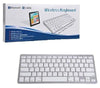 Multimedia Slim Wireless Bluetooth 2.4GHz Keyboard for iPad 2, 3, Android, PC and Laptop - White, Other, n/a - TiGuyCo Plus