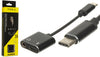 2-in-1 USB3.1 Type C to 1x Audio 3.5mm + 1x USB3.1 Type C Adapter - 1M/2F - Black, USB Cables, Hubs & Adapters, TGCP - TiGuyCo Plus