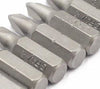 1/4" Tri-Wing Screwdriver Bits Set - TW1, TW2, TW3, TW4 Bits (4 Bits - 1 Each Size) - 25mm x 6.35mm - Alloy Steel -