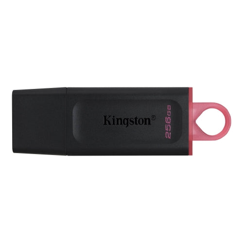 Clé USB Kingston DataTraveler Exodia 256 Go avec capuchon de protection et porte-clés en plusieurs couleurs - Noir + Rose