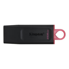 256GB Kingston DataTraveler Exodia USB Flash Drive with Protective Cap and Keyring in Multiple Colors - Black + Pink